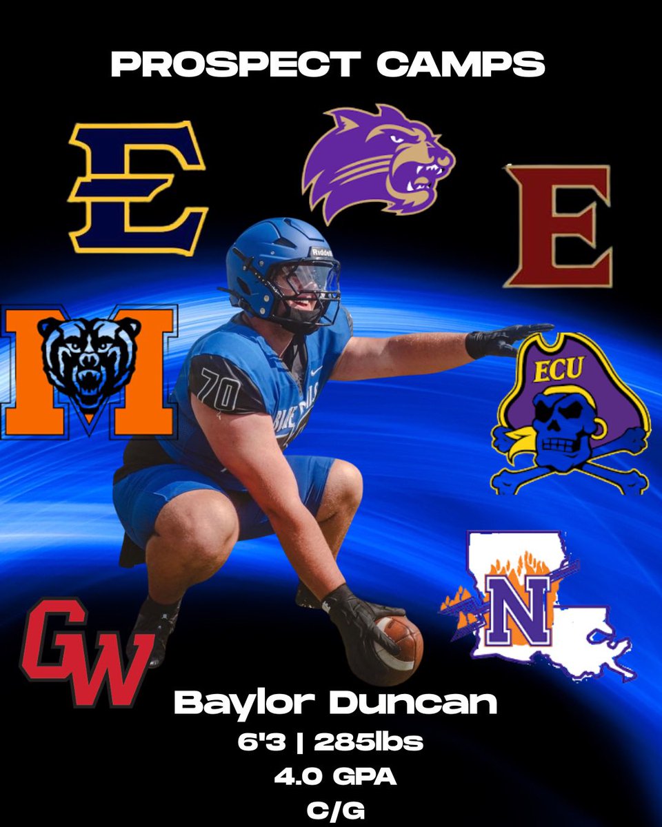 BaylorDuncan's tweet photo. Camp season is here! Let’s work!
@CoachPCovington @Coach_Ford63 @Coach_KD75 @lgware @HankinsJordon @CoachGreeneOL @coachbustleb @BlaineoCUATRO @CoachCale_WCU @coacher_Hut @CoachKingWCU https://t.co/SbOiQMMdQL