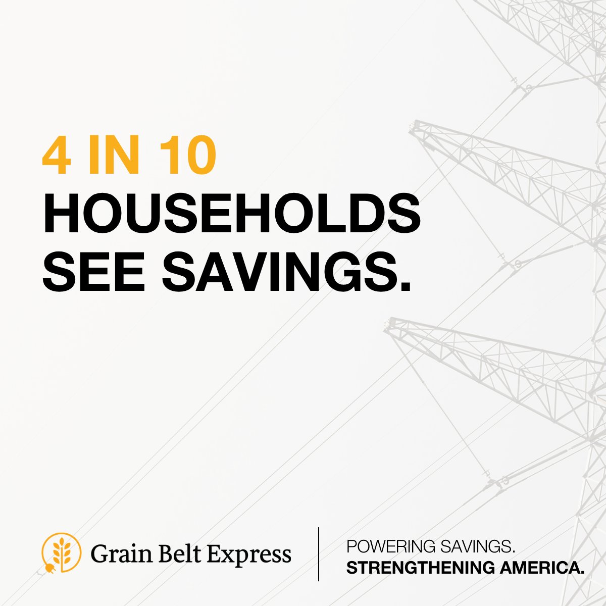 grainbeltexp's tweet photo. Grain Belt Express will bring energy savings and grid reliability to 4 in 10 U.S. households.

Learn more: https://t.co/9JrwL9YeZp https://t.co/GDopB11s2Q