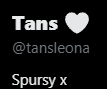 SmithRoweHQ's tweet photo. @tansleona "spursy" https://t.co/1BnSBLJ3Ug