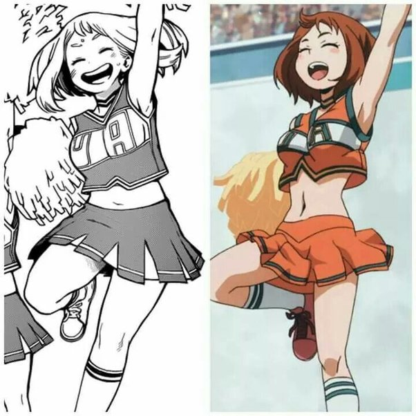 killerbien's tweet photo. @RuivaMaisa_ Creo que es mas un diferencia en el estilo de dibujo del manga con el del anime así como en BHA https://t.co/JRgSRet9I0