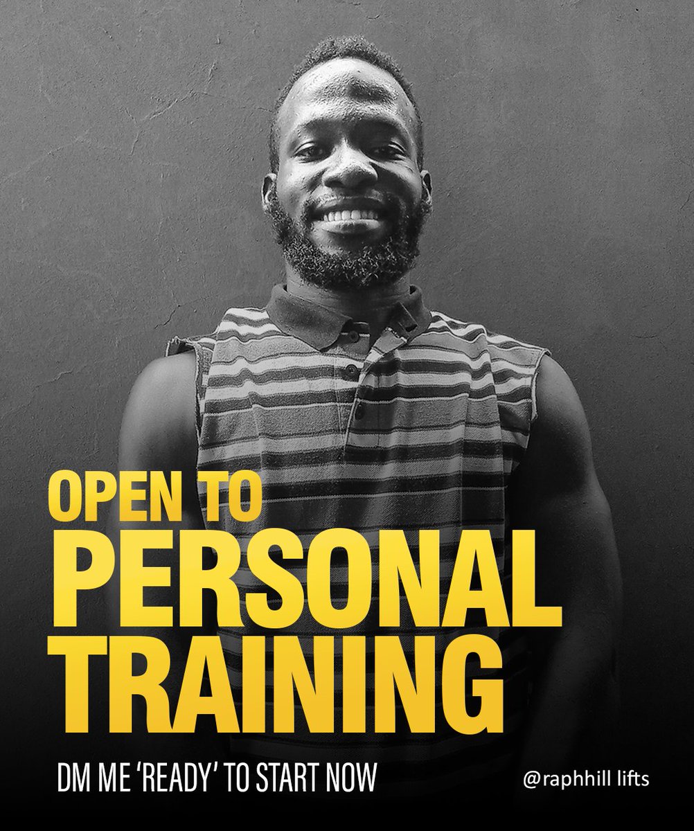 raphhillthec's tweet photo. Dm me 'Ready' for personal training:
https://t.co/Uecs2DsXad https://t.co/fEfM27HESs