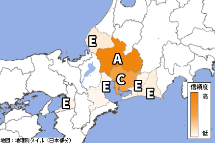 p2pquake's tweet photo. 【揺れ報告】06/06 10:20:32～ (10:21:10更新)
地域: 岐阜美濃、愛知西部、福井嶺北、静岡西部、愛知東部、大阪南部、三重北中部  https://t.co/qxeK9T5TyQ https://t.co/mIuCObUTqd