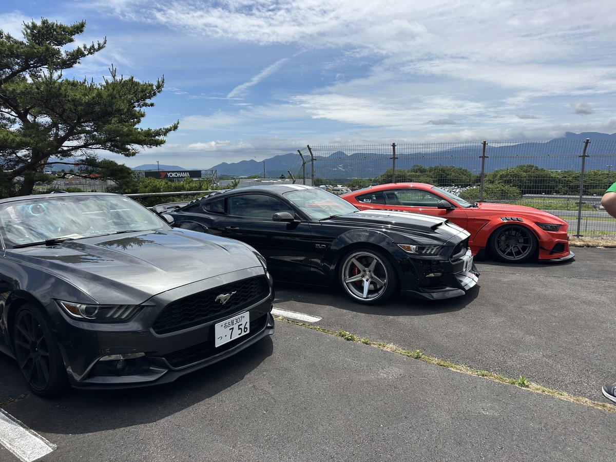SuperTaikyu_STO's tweet photo. 11:20〜11:45
マスタングがコース上でパレードするよ🐎

ぜっっったいみてね👀

その後、P13駐車場に車両を再び展示！
#S耐 #スーパー耐久 #SuperTaikyu #富士24時間 #Fuji24h #ENEOS #BRIDGESTONE https://t.co/7IJV613oHJ