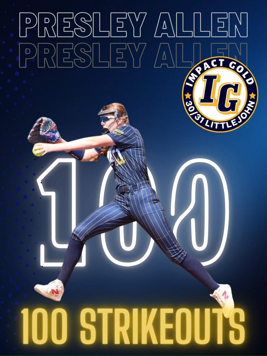 IGlittlejohn's tweet photo. Congrats to our lefty #7 on hitting 100 strikeouts this season π₯π¨ Keep working hard, kiddo! Many more to come πͺπΌ
#trusttheprocess #GoldBlooded #LeftyPitcher https://t.co/XlAN4jDlKM