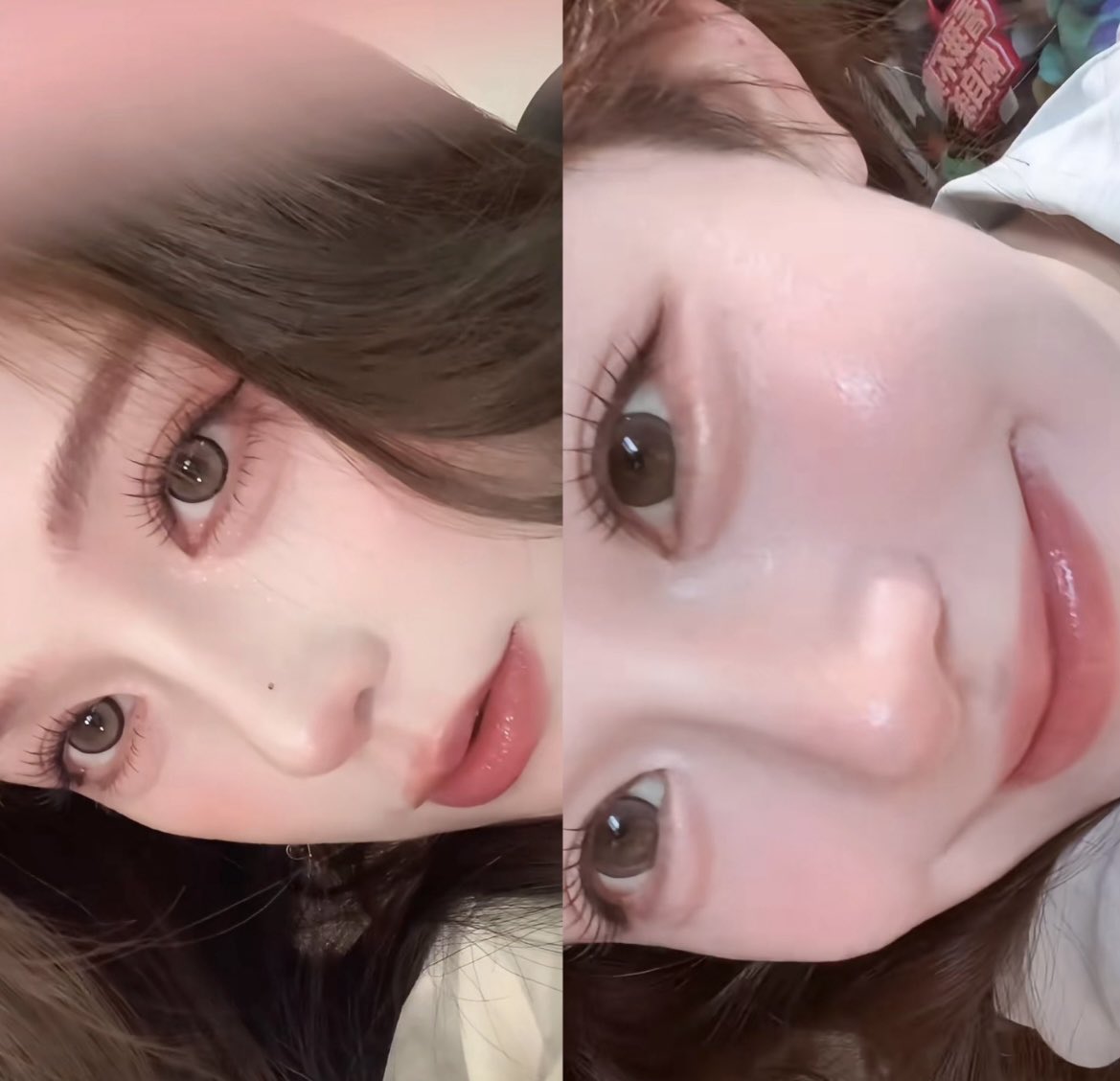 akanuke_recipi's tweet photo. 目デカくしたい人は、これ真似して🫵🏻
下まぶたの描き方を変えるだけで別人級に盛れる。（同一人物） https://t.co/JCNwtI3oxZ