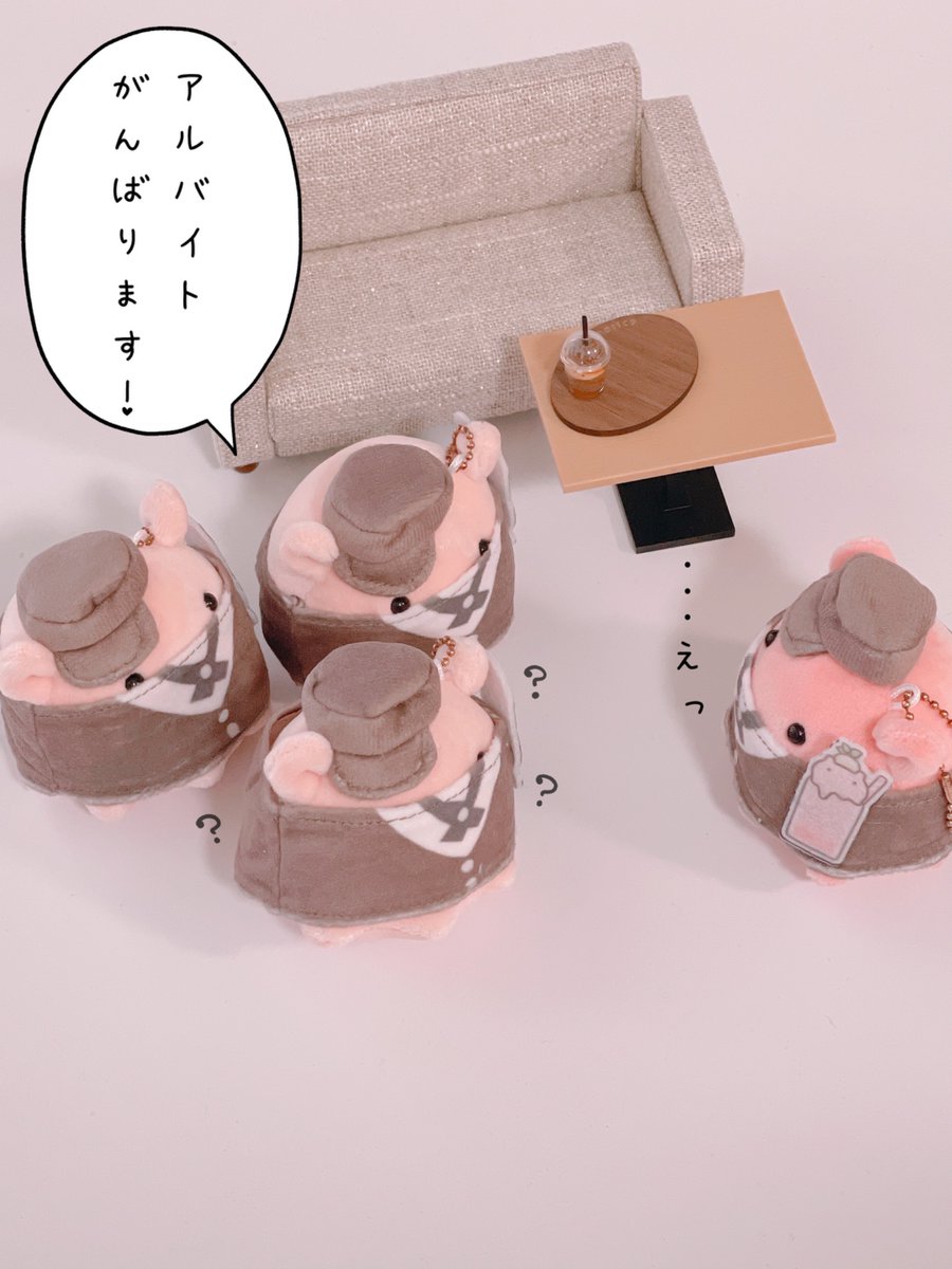 saurus0530's tweet photo. 張り切っているけど、制服が上手く着られていないめんだこ新人店員ちゃん🐙🍸 https://t.co/X6hQMbZLkl
