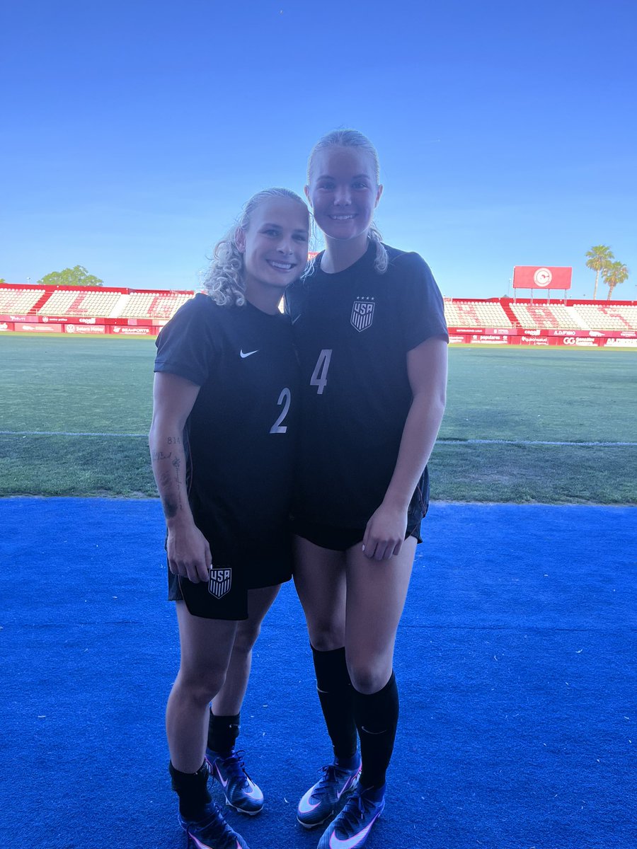 ISCgirls's tweet photo. ISC alums Katie Scott & Ella Bard competed and started today for @usynt U-20, coming away with a victory over France!
#AllForOneOneForAll #BuiltHere https://t.co/8wiSgdAOHm