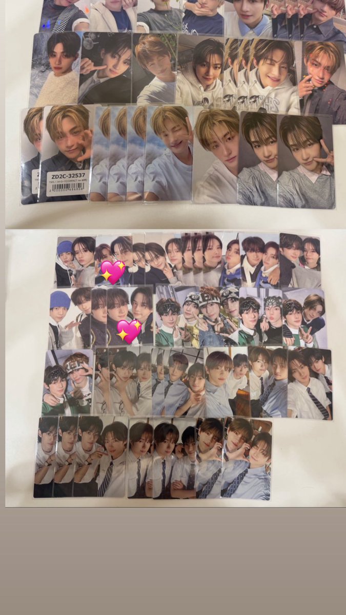 a_choco0507's tweet photo. @carat_svt104 おはようございます。初めましてʕ•ᴥ•ʔ
検索よりお声がけ失礼致します(*≧∀≦*)
当方画像1,2を所持しているのですが、お借りした画像3の💖と交換可能なものはございますでしょうか？
検討を宜しくお願い致します🙇‍♀️ https://t.co/xB5p5w5GGc