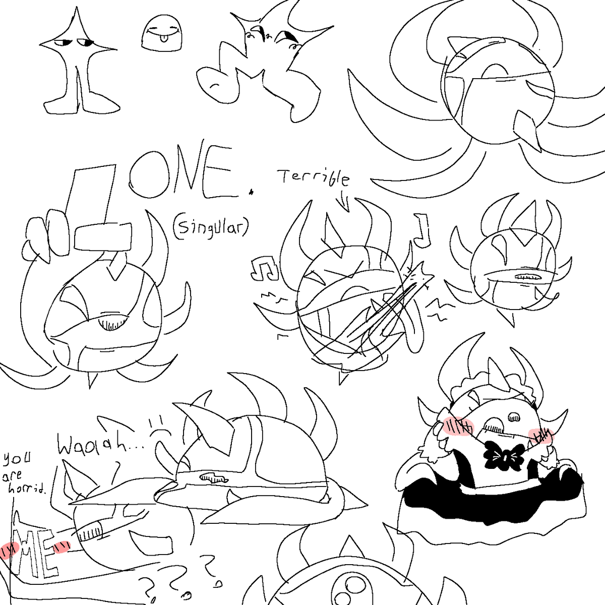 Minguston's tweet photo. sketch https://t.co/iQap9yK46i