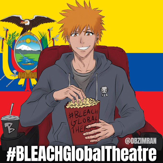 05Alexivi's tweet photo. #BleachGlobalTheatre
Gracias @DBZimran por tremenda obra que creaste y permitir usarla para unir a los fans de BLEACH
Ahora más que nunca @supercines1  necesitamos que lo traigan a los cines porque también hay fans de BLEACH en Ecuador!!! https://t.co/KUfLHqamiz