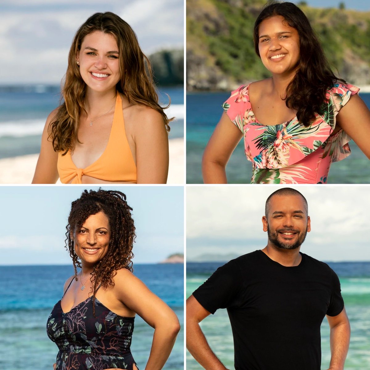 SurvivorQuotesX's tweet photo. The new era really did have some of the most random and invisible premergers. 😭

#Survivor https://t.co/bZARHIDc7N