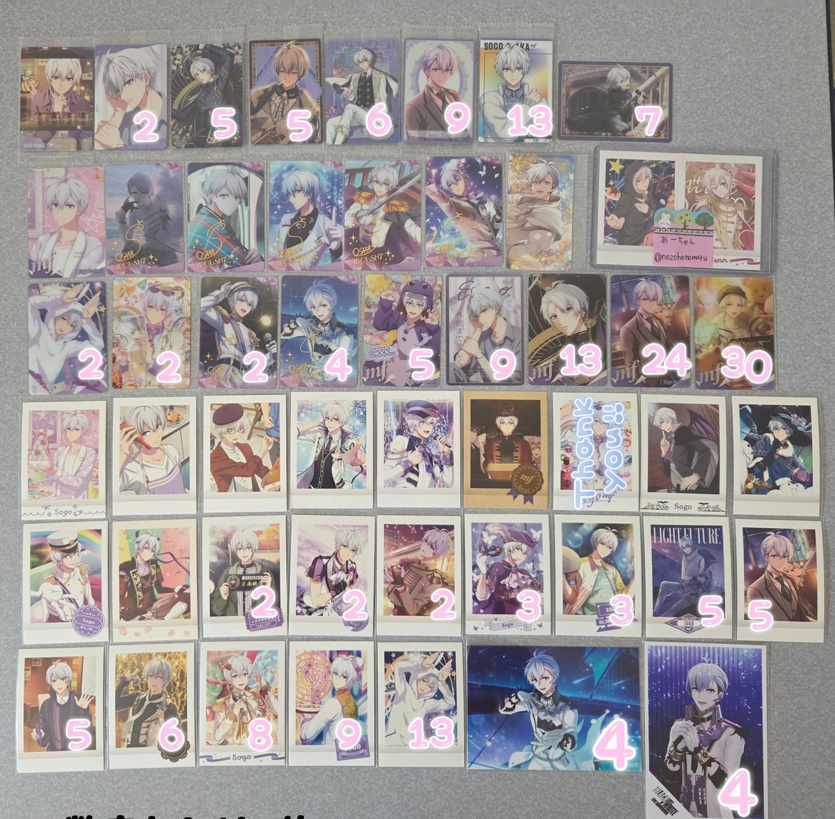 nozohonomaru's tweet photo. 【譲渡/交換】アイナナ アイドリッシュセブン ウエハース メタカ ぱしゃこれ ブロマイド ぴくりあ ステッカー 缶バッジ アクスタ

譲 天 壮五

求 6枚目参照

郵送、手渡しは固定参照
お声掛けが重なる場合は他も纏めて引き取っていただける方優先
初回の方はリトリン必読
検索からでもお声掛け下さい https://t.co/s9qERqXcbp