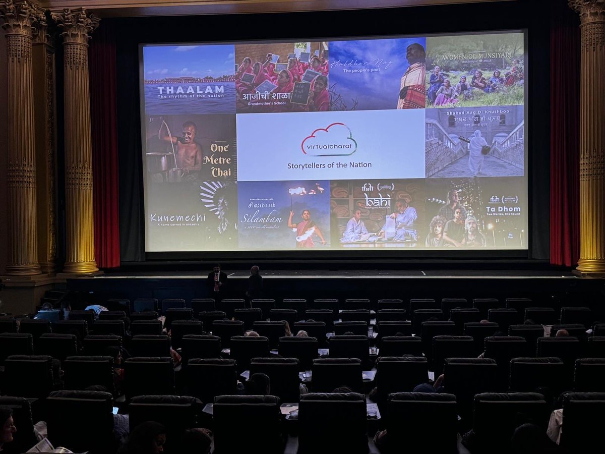 CGISFO's tweet photo. On June 3, Consul General @srikar_koppula graced the screening of “The India Experience” by filmmaker Bharatbala Ganapathy at the Alamo Drafthouse Cinema New Mission, San Francisco, as Guest of Honor.

Speaking at the event, Consul General recognized @bharatbala as a cultural ambassador for India, a filmmaker whose decades of iconic work have brought India's diversity and cultural richness to global audiences. He highlighted the contributions of the Indian diaspora across technology, business, academia, and public life, and emphasized the growing depth of India–US ties, strengthened by shared cultural understanding and community engagement. He expressed confidence that “The India Experience” would leave audiences inspired and more deeply connected to India's many dimensions.

The evening was hosted by Ruchi Sanghvi and Manya Kothari, with South Stack Studios as co-host.

“The India Experience” is Season 1 of @bharatbala's @virtual_bharat series — a 90-minute cinematic journey through untold human stories from across India, woven through landscape, music, poetry, and tradition. More than 150 guests — founders, technologists, investors, philanthropists, artists, students, and families — came together for an evening that was as much a cultural moment as it was a film screening.

@MEAIndia @IndianEmbassyUS @IndPerspectives @MinOfCultureGoI