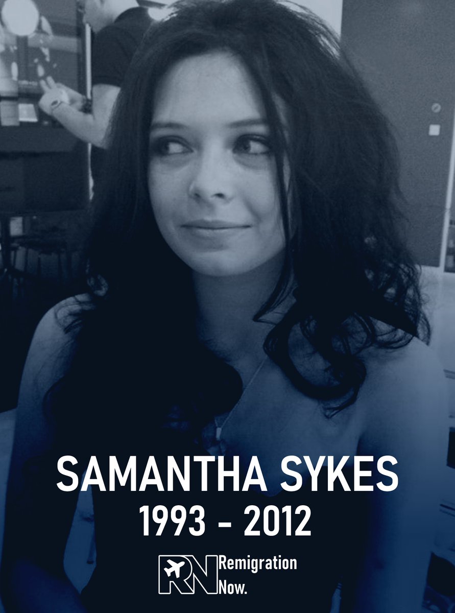 RemigrationNow_'s tweet photo. Samantha Sykes

Say her name. https://t.co/VjMhsqY8u0