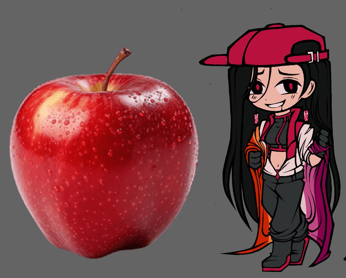 stardustbonez's tweet photo. one apple tall https://t.co/0iAwez0zqX