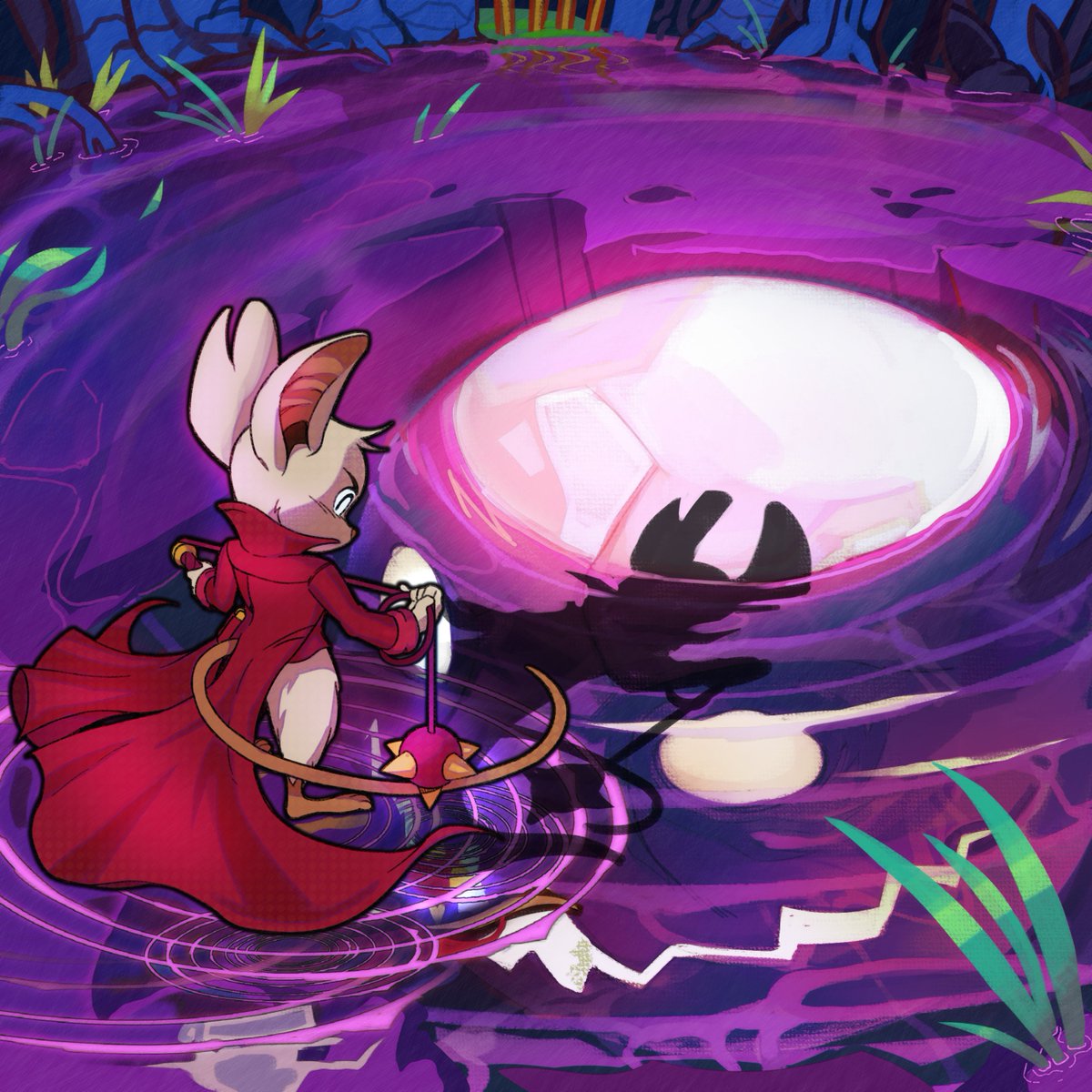 PonWillum's tweet photo. Mina the Hollower (vs the Moon)

Loved this boss's concept so much!
#fanart https://t.co/aR4WWnnCYy
