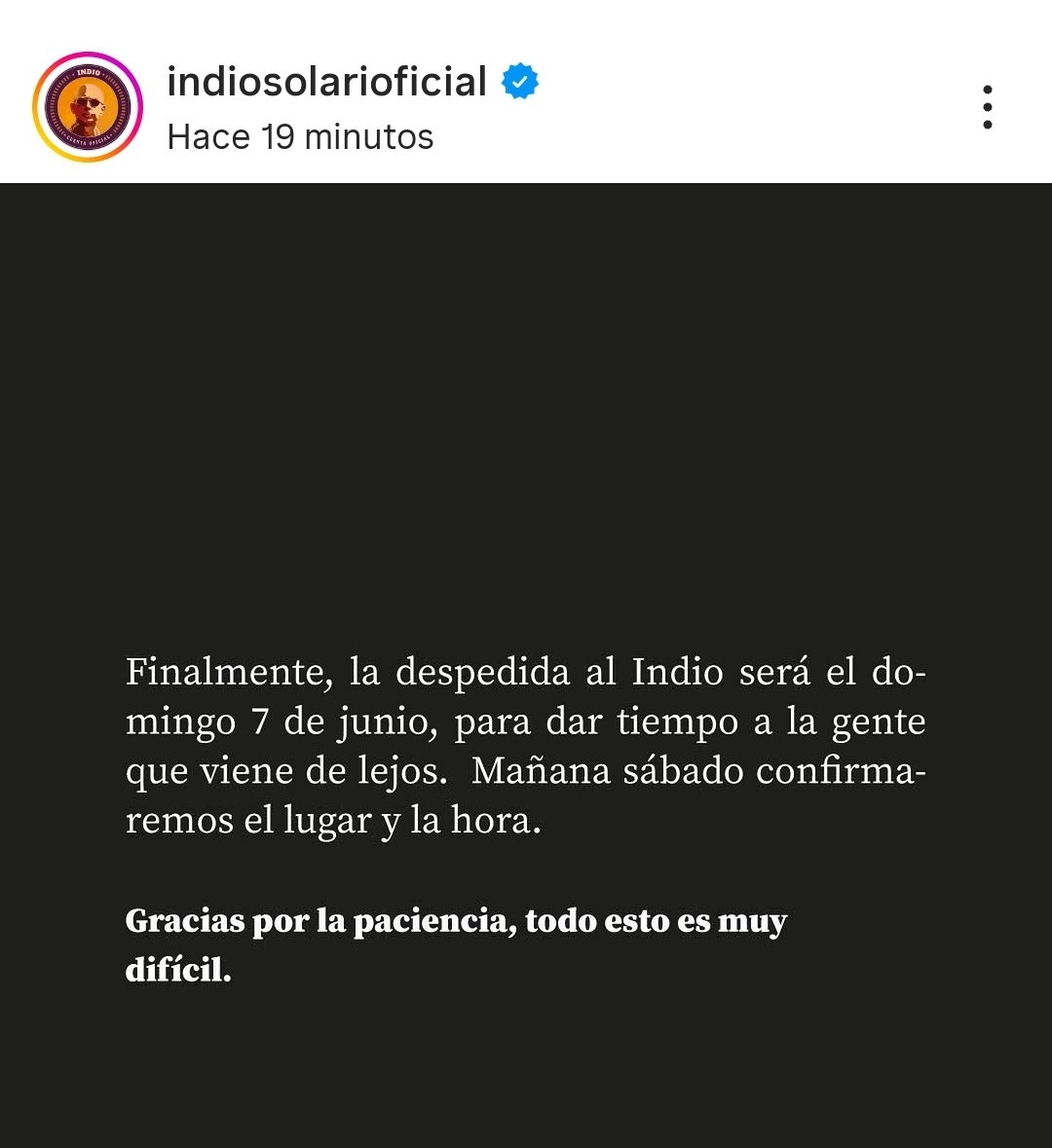 marina_devita's tweet photo. El velorio del Indio Solari será el próximo domingo https://t.co/MAjJLhvhQb
