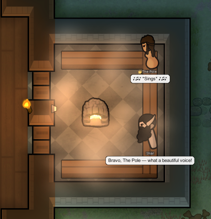 TheTrickyRick's tweet photo. One of the neater - heh - amenities available to the colonists at Leninmark is this! 

A hot sauna and poolhouse! 

So after a long day of tending to the community, you can relax with a nice, chill Nuka-Cola, and a hot sauna!~ https://t.co/OpGscuhhkw