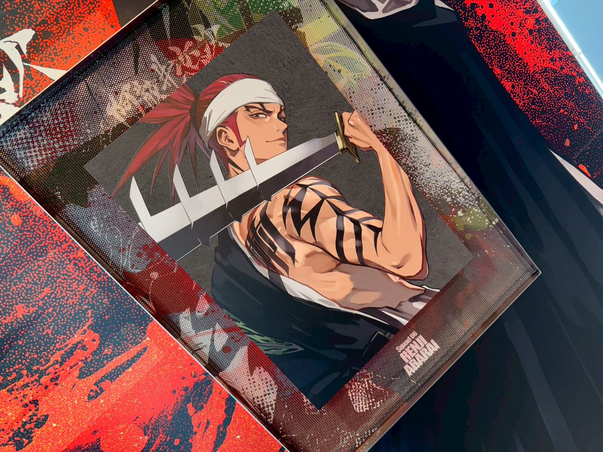 crossartpj's tweet photo. ◤￣￣￣￣￣￣￣￣￣￣￣￣￣￣￣￣◥
　　　#BLEACH × #LAM　福岡
◣＿＿＿＿＿＿＿＿＿＿＿＿＿＿＿＿◢

開催中！
のこり2日！明日まで！

＠ AMU EST 1F POP UP STAGE
10:00～20:00
※混雑時は入場制限・整理券配布を行う場合がございます。

#BLEACH_anime　#BLEACHLAM

https://t.co/3cuy5ctaD3 https://t.co/ysAYvu4TkI