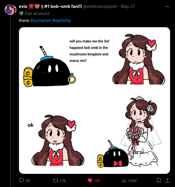 SuperWiiBros08's tweet photo. What more of  these funny adorable self shippers are out there? https://t.co/vgWeo1TSaG