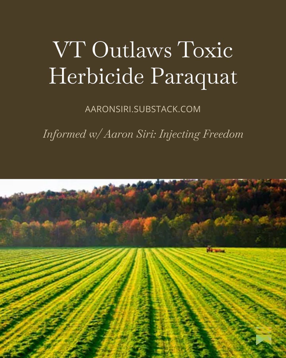 AaronSiriSG's tweet photo. Paraquat has been banned in more than 70 countries but has remained legal in the United States, despite the fact “just 1 teaspoon of paraquat can cause death.”
https://t.co/0KjWqkzDr7 https://t.co/gy9BZNjrZR