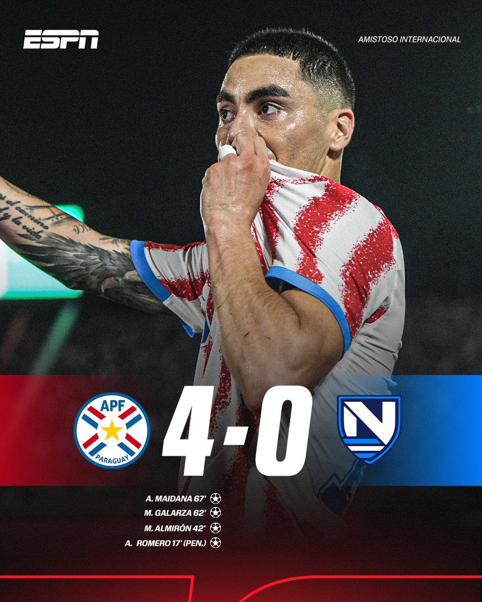ESPN_CENAM's tweet photo. GUSTAVO ALFARO, EN CAMINO A SU NUEVA UTOPÍA MUNDIALISTA🇵🇾⚽️ 

Paraguay venció sin problemas a Nicaragua en el Defensores del Chaco🇳🇮 https://t.co/Yzs6OCLVXw
