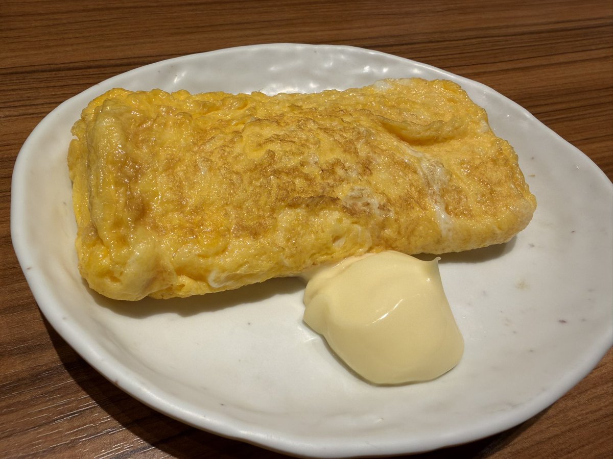 Beast_Gon's tweet photo. やよい軒の卵焼きに付いてくるマヨが一番美味しい。どこのマヨか教えて欲しい https://t.co/klG1dzHyB8