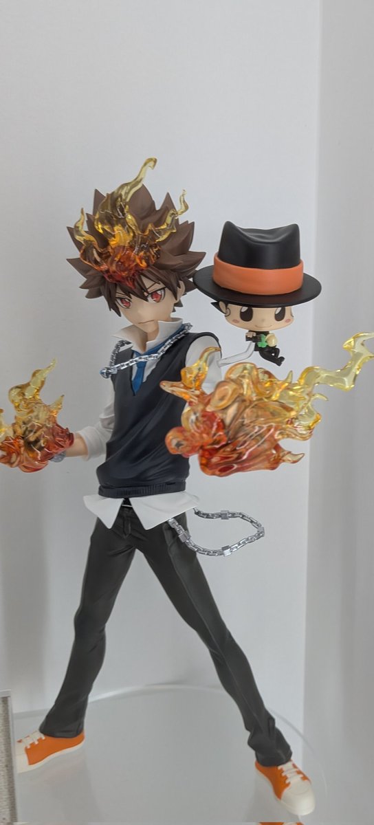 guernicass4's tweet photo. TVアニメ『家庭教師ヒットマンREBORN!』
POP UP PARADE
SP 沢田綱吉＆リボーン

10,800円

#グッドスマイルフェス
にて展示中！ https://t.co/BRlRIrlfw4