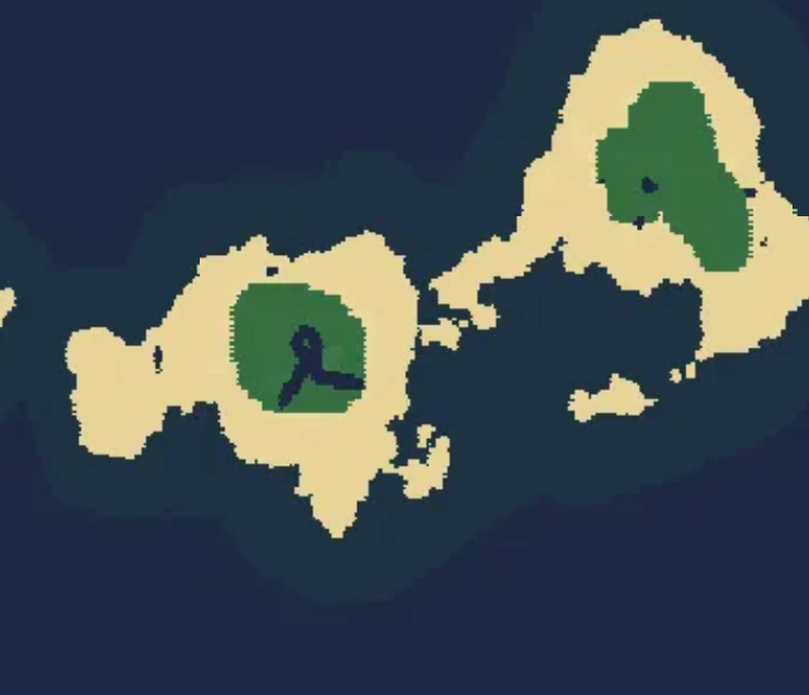 Eleb_Games's tweet photo. 溶けた熊みたいな島もあります https://t.co/lwVxOyvTT2