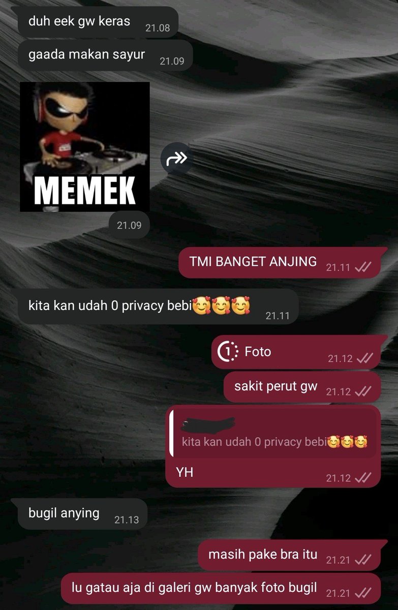 deizls's tweet photo. percakapan 2 manusia stress https://t.co/xumJCzbwsW