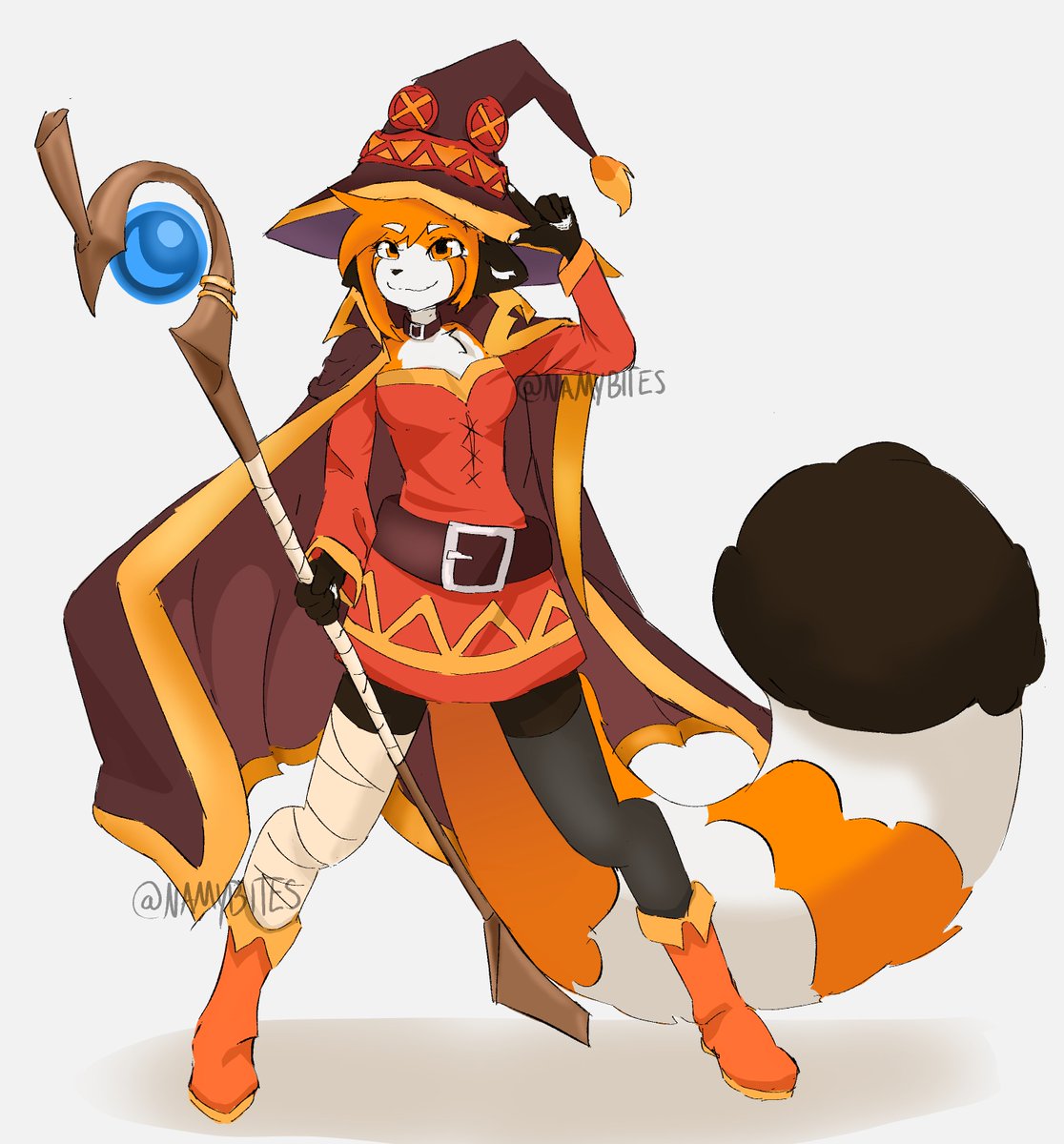namybites's tweet photo. megupin!! @Surge727_ 
#konosuba #furryart #anime ? #cars2 https://t.co/DANtU2oq8t