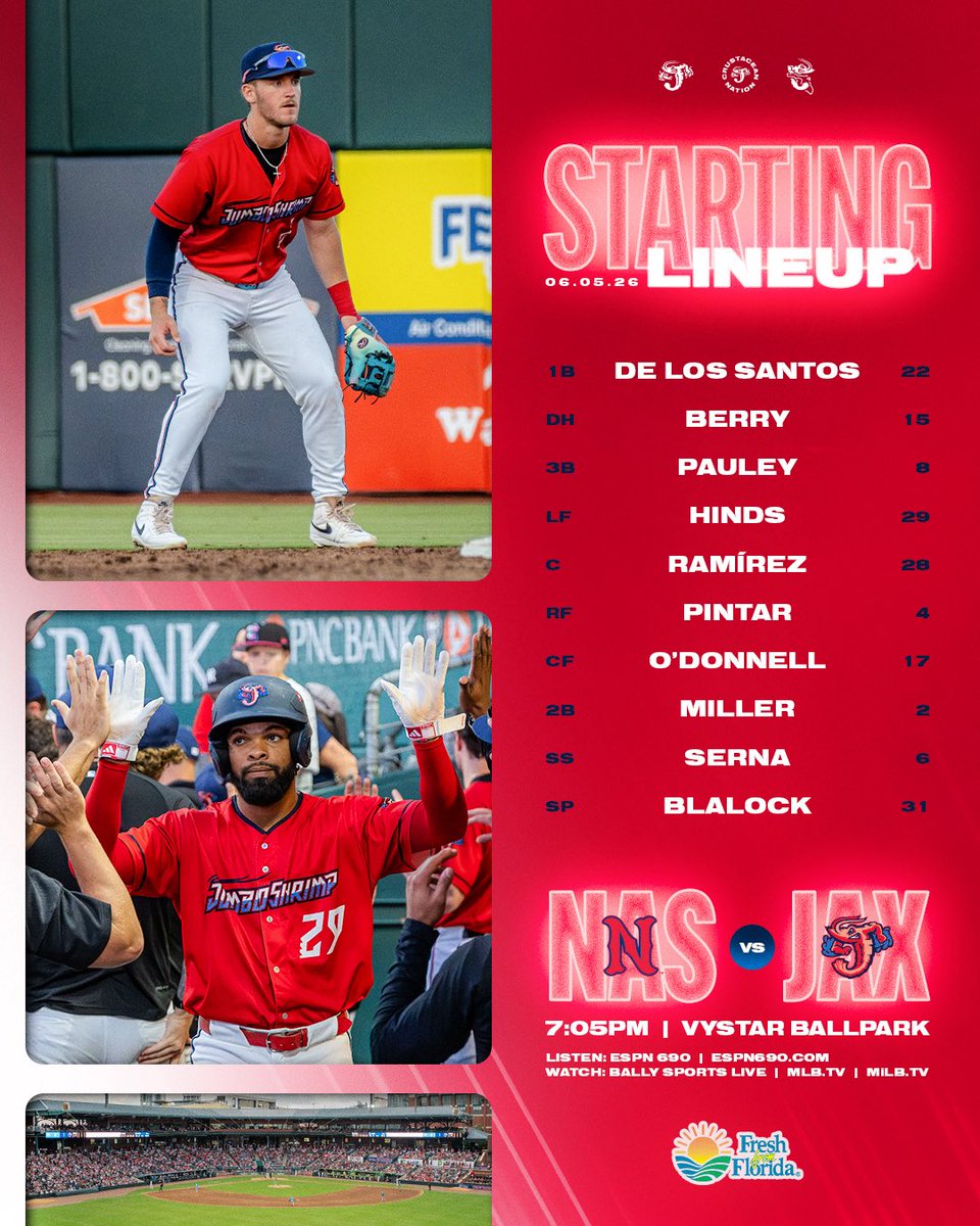 Jacksonville Jumbo Shrimp tweet media