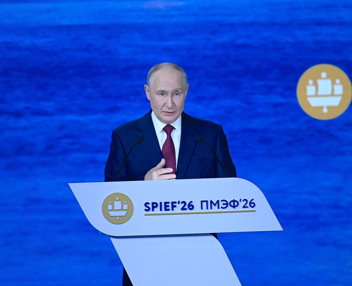 urtupdates's tweet photo. President of the United Republic of Tanzania, H.E. Dr. @SuluhuSamia, joined President ofmo 🇷🇺 Federation, H.E. Vladimir Putin, during the St. Petersburg International Economic Forum (@SPIEF 2026), held at the ExpoForum Convention St. Petersburg, Russian Federation, on 5 June 2026 https://t.co/HWfMhvKg72