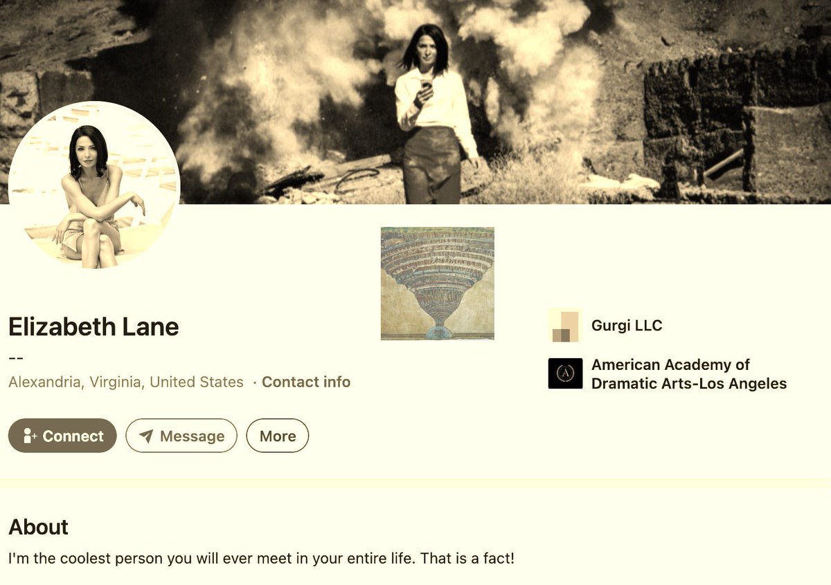 paramounttactcl's tweet photo. Substack Article:
The Facts About Elizabeth Lane

“As for any investigations she has conducted, articles she has written, and videos she has made during her self-proclaimed 10+ year career, almost nothing exists prior to 2023, which is odd for someone claiming to be so well-credentialed. Now, let’s pivot to the cui bono aspect of this article and ask ourselves how a relatively obscure “journalist” becomes an overnight sensation and ends up rubbing elbows with the Carlsons. Russian media might offer some answers as they write about her in a manner which illustrates her with a hagiographic reverence.”

https://t.co/uNIgMsTbYc