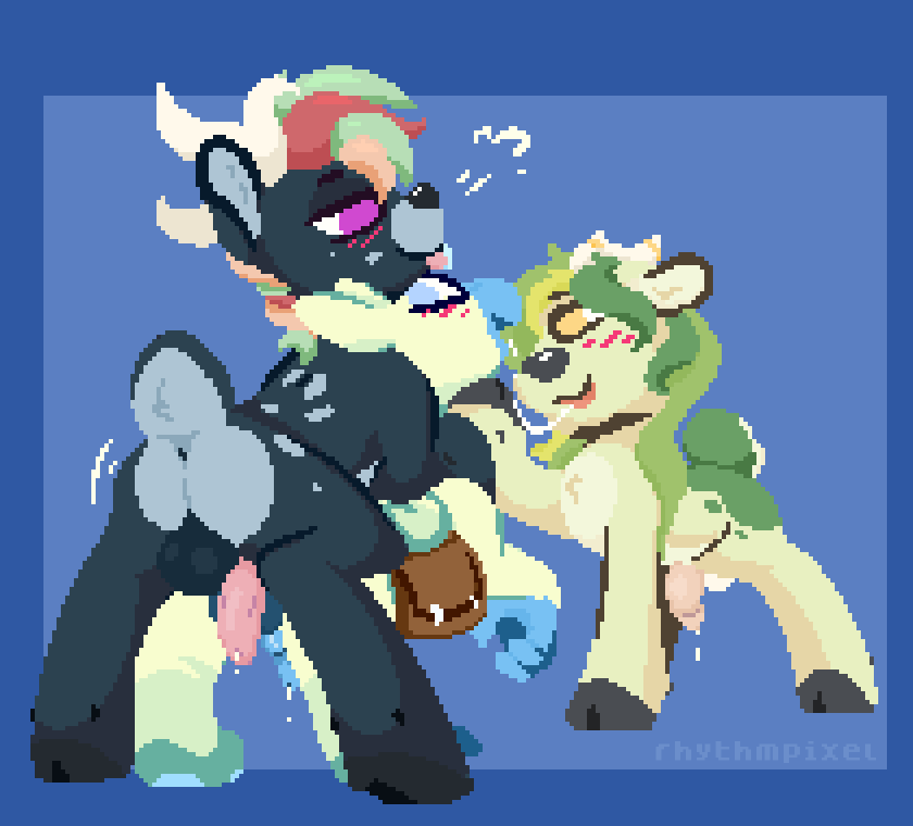 LuaBaiLei's tweet photo. Them boys taking the edge off after a long day 💚
#nsfw #clop https://t.co/lBxraRj15S