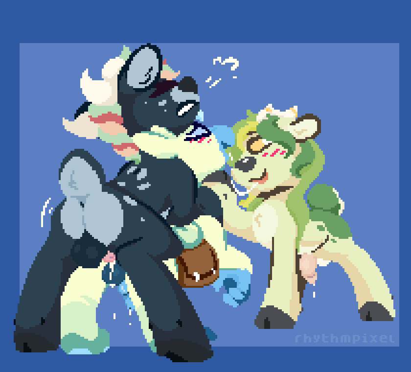 LuaBaiLei's tweet photo. Them boys taking the edge off after a long day 💚
#nsfw #clop https://t.co/lBxraRj15S