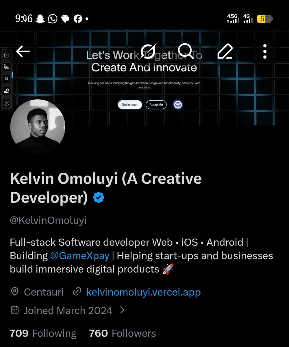 KelvinOmoluyi's tweet photo. Guys!!!
I finally got my blue checkmark today 🔵😌
and 10 additional followers today alone 😭

X algorithm was really laughing at me struggling, grinding ,tryna reach 1K followers without verification 😂😂

Now, where do I press to become monitized? 👀 https://t.co/UQHUKQgcBw