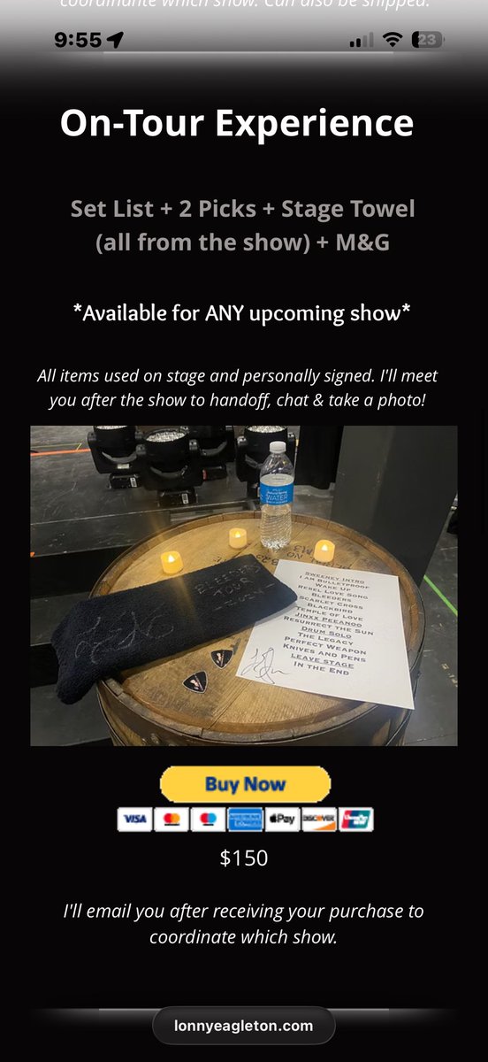 ThatFoxStephan's tweet photo. @LonnyEagleton 
If this is bought for the dome uk London show, will it go through? As it’s a small venue. https://t.co/EiXWFlZLgA