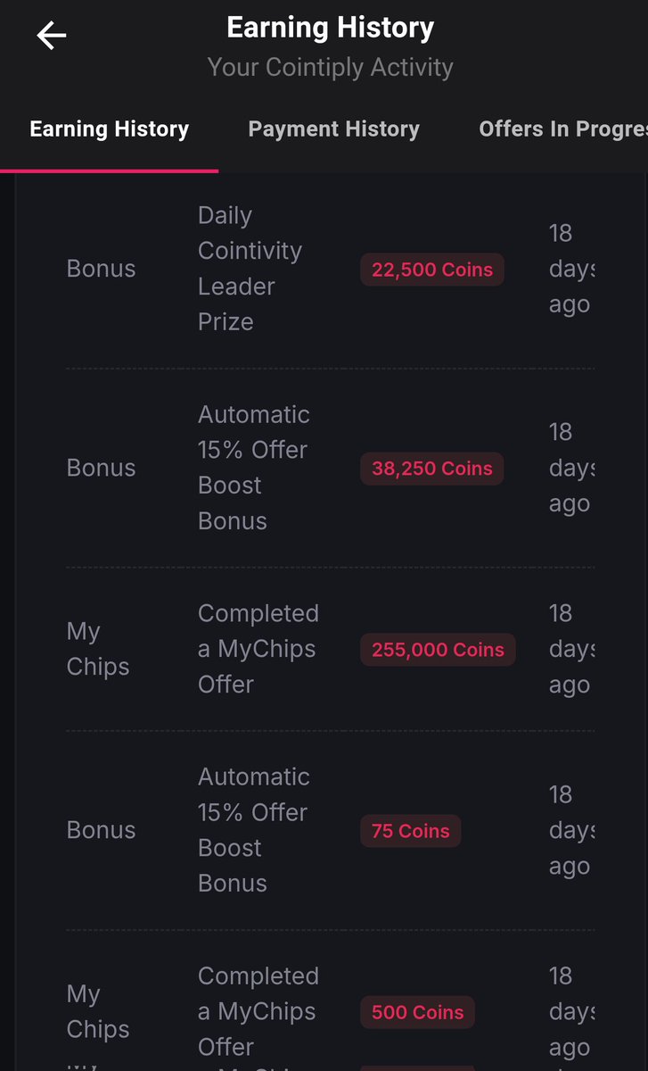 MelodyRei1's tweet photo. @CointiplyFaucet Just part of it. Made $46 in 24 hrs couple of weeks ago and was really easy to do. Not the most I've gained in a day in my entire time on the platform but in recent months it is. https://t.co/yjNeiIFVze