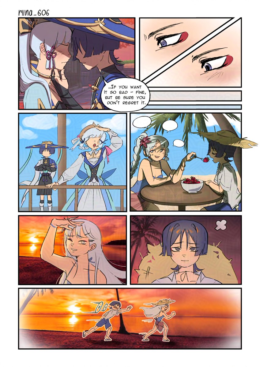 riina_606's tweet photo. Happily ever after..? pt1 #GenshinImpact #原神 #scarayaka https://t.co/EeqyiActqC