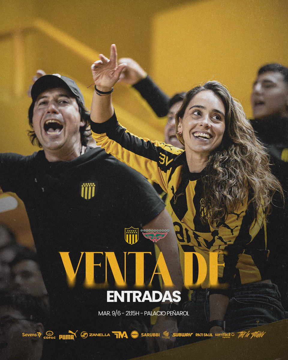 BasketCAPuy's tweet photo. 🎫 𝗩𝗘𝗡𝗧𝗔 𝗛𝗔𝗕𝗜𝗟𝗜𝗧𝗔𝗗𝗔: https://t.co/oBxiJzv1WP

Ya se encuentran disponibles en Tickantel las entradas para el Juego 2 de las Finales, este martes en el Palacio Peñarol.

Los Socios Basket (Camiseta, Platinum, Oro y Oro y Carbón) cuentan con 24 horas de prioridad para canjear o adquirir sus entradas, desde hoy viernes 5/6 a las 18:00 h.

Mañana, sábado 6/6 a las 18:00 h se habilitará la venta para Socios CAP y público general.