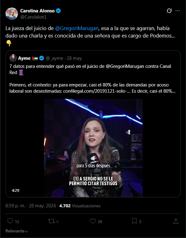 Duke2706's tweet photo. Jajaja esto no lo había visto. Sinvergüenza y cobarde. Una señora que es cargo de Podemos dice. Me creo yo que una diputa autonómica de Madrid y portavoz del partido no conocía a una diputada nacional. Lo que pasa es que no hay narices a nombrarla porque le funden como lo haga https://t.co/kOxw5u9KL8