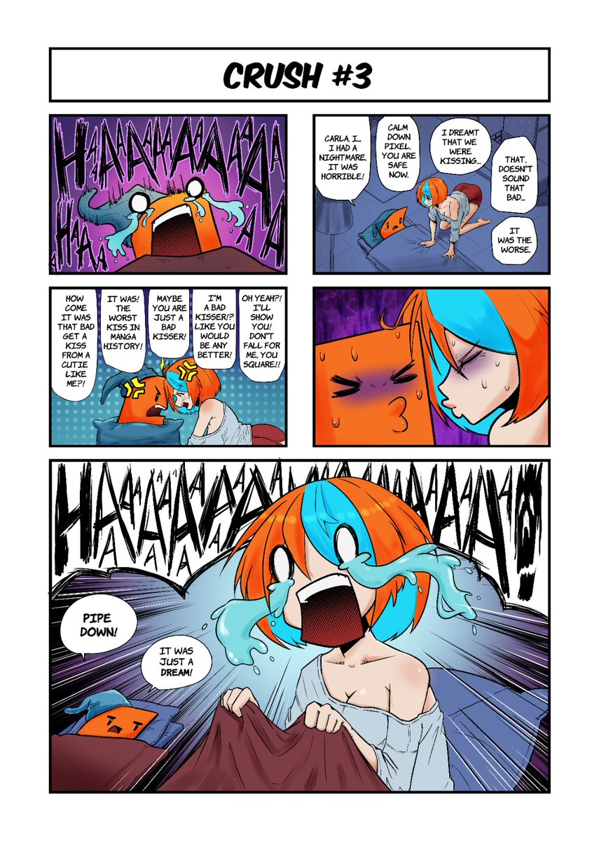 PapertoyPi's tweet photo. It was a fun ride! 😂 I know these two would never pull something like this, but I couldn’t resist teasing you guys for so long! 🤣🤣 #manga #comic https://t.co/jtvXNgbHPg