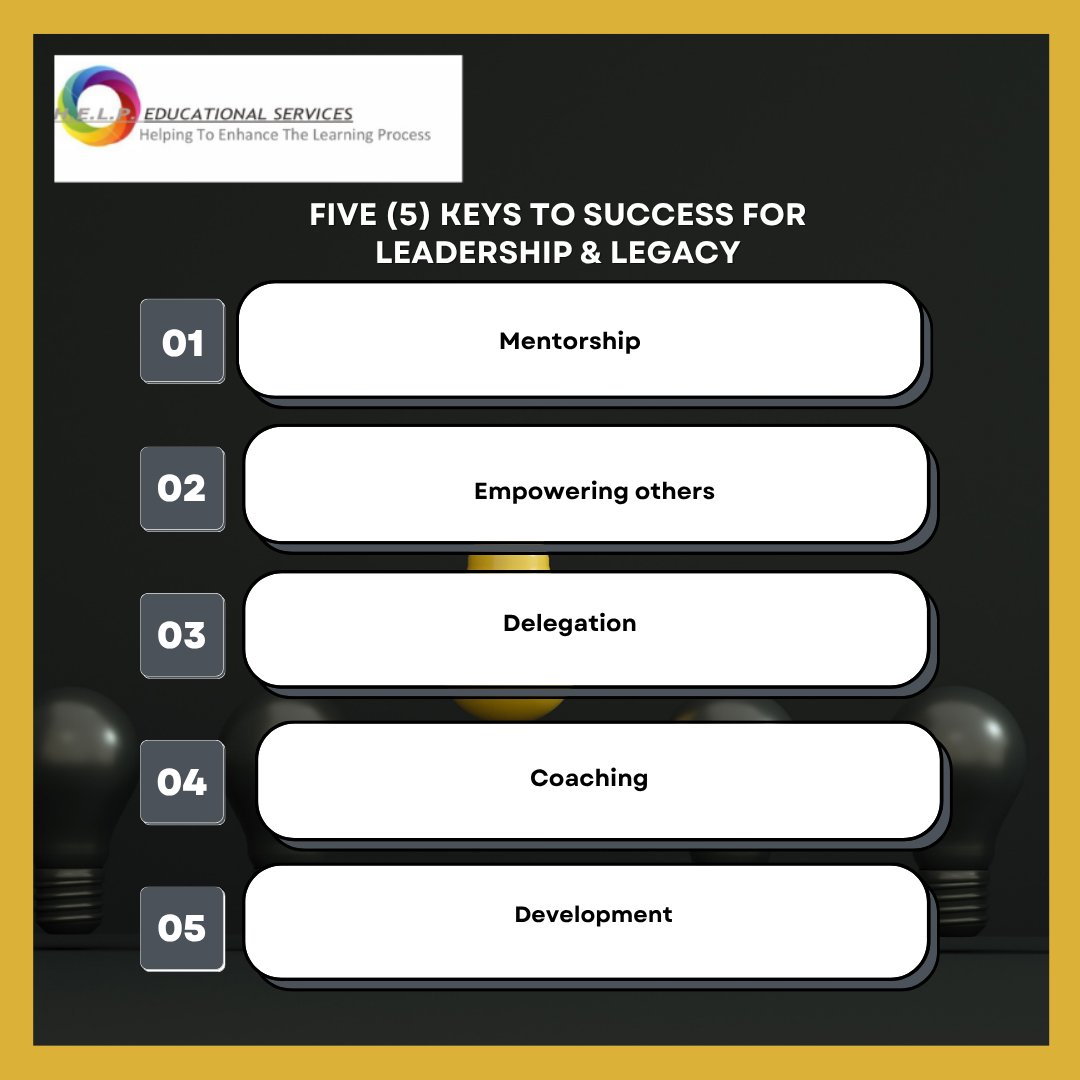 helpeducations2's tweet photo. Leadership &amp; Legacy.

#5Keys #HELP #Success https://t.co/TN0QYTTI16