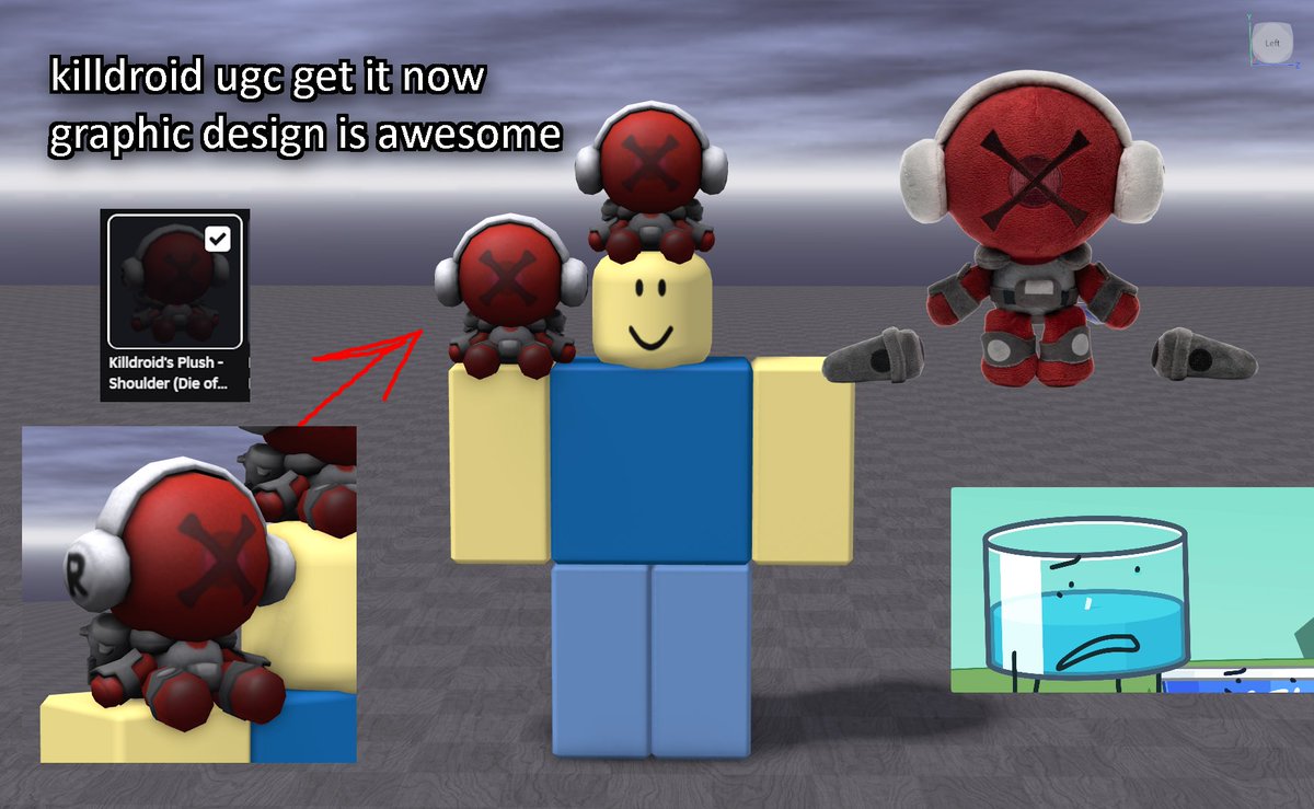 robobopreal's tweet photo. uploaded ugc of the new killdroid plush for head and shoulder, modelled and textured by the awesome @Scorpio_TheAce !!

#dieofdeath (links in replies) https://t.co/eS5fcUBbBb