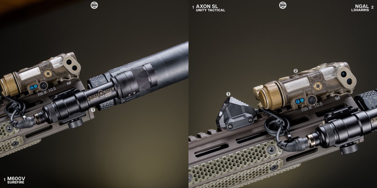 RailScales's tweet photo. 11.5” 5.56 URG / 416D

• Karve-P | OD Green
• HTP MLOK Scales | MiniDot | OD Green | 2.5-Slot
• QDX Sling Mount | Terra Bronze
• HardTrack Rail | Terra Bronze
• CSMR Button | Carbon Black | MilSpec

1/2

#RailScales #HTPScales #Karve #QDX #CSMR #HecklerandKoch #416D #HUXWRX #Flow556k #DanielDefense #RIS3 #Surefire #ScoutLight #L3Harris #UnityTactical #AXON #Magpul #EMAG #Geissele #EOTech #MLOK #Profoto