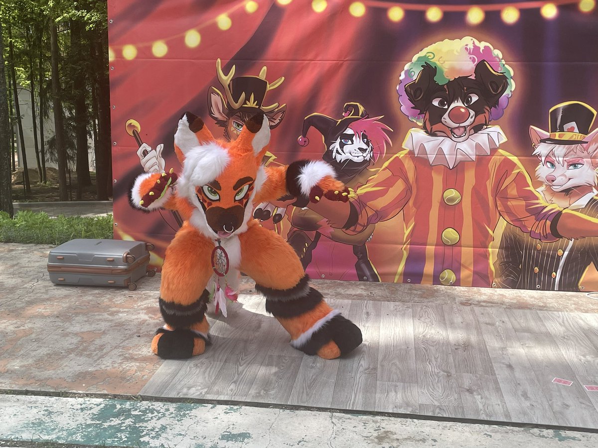 VladComrade1's tweet photo. And Foxwood 2026 was cool. There will be more photos later. 

#furry #fursuit #foxwood2026 https://t.co/ybQmHxhsXK