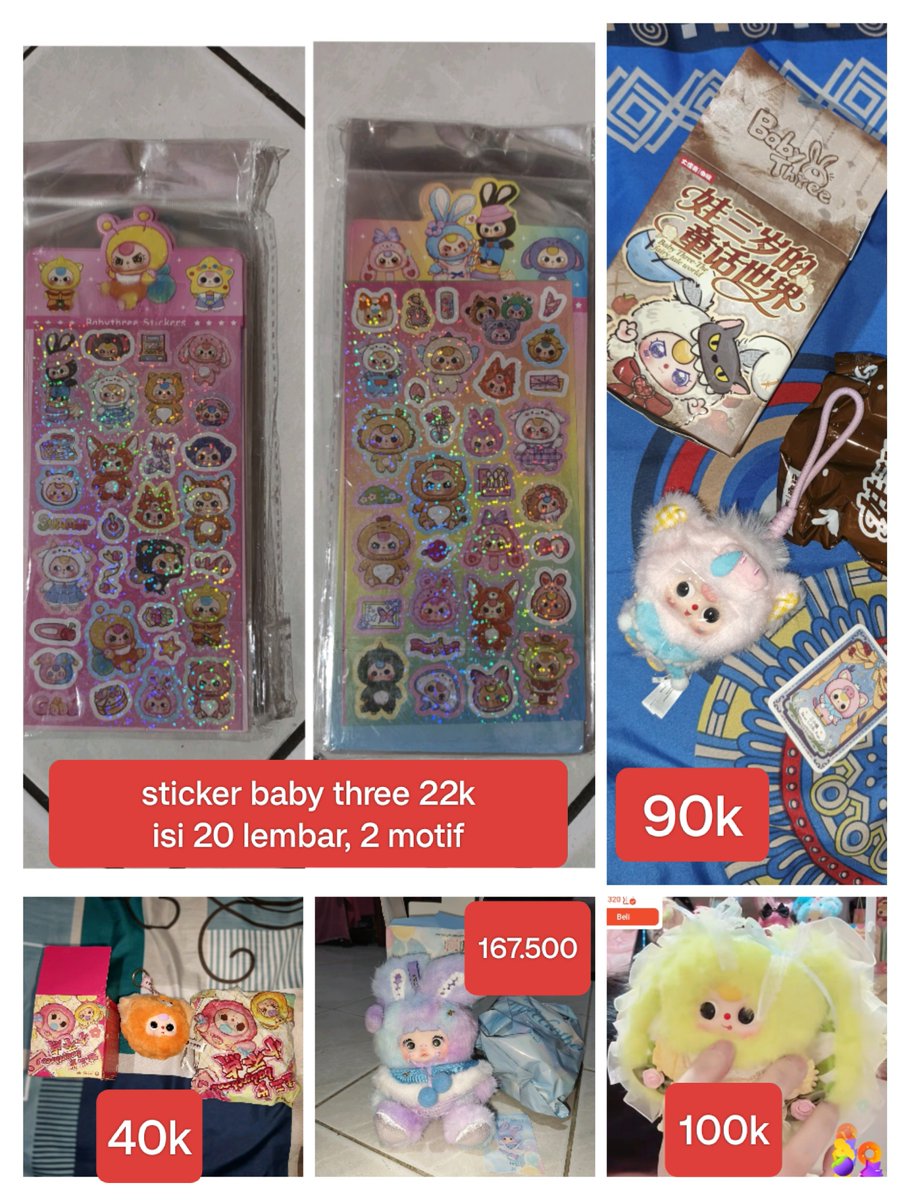 ILYNICHANA's tweet photo. ✨ WTS Nommi V10 Fog, aab Baby Three ganci plushie.
-Baby Three Fairytale World
-Baby Three Mini Head
-Baby Three Flower Fied Messenger

Khusus hari ini aja aku sale sale ua harganya. Free phone charm setiap pembelian!
Bisa co oren 🧡🍊 https://t.co/KQ0R3oywGf https://t.co/s7NgVbCbSN