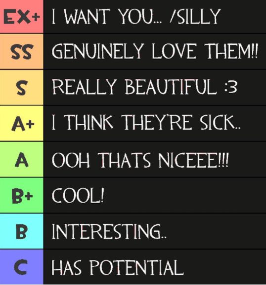 RileyBytez's tweet photo. i wanna rate oomfs ocs 
oomfs only/people i know please
cut out all the ones below c because i'm a nice person https://t.co/YimvfPeQNQ