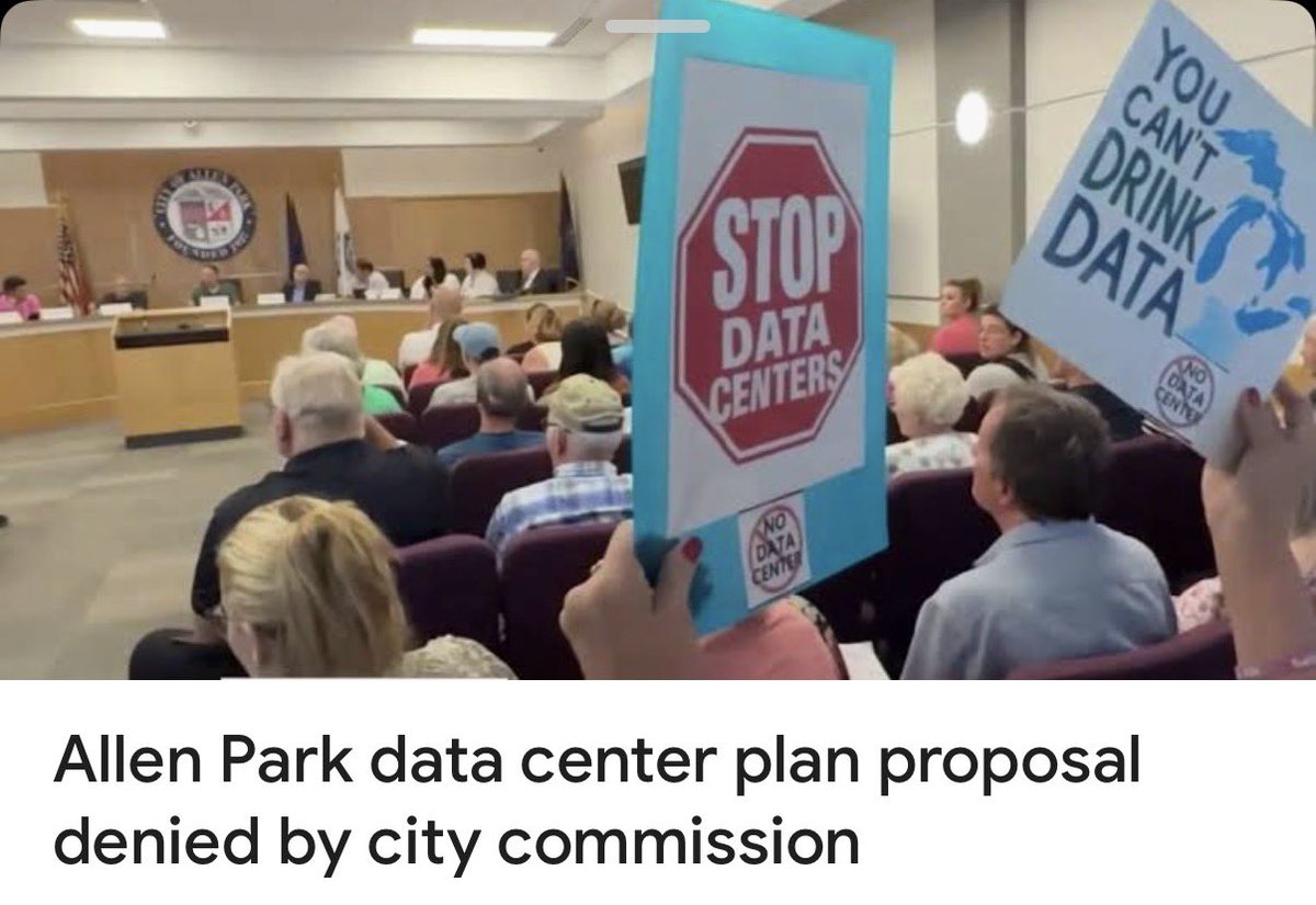 shoesonplease's tweet photo. Township Data Center meetings are just popular if not more than school board meetings in 2026 Michigan.

Restore local control. Rural Michigan is not a locker for big tech: https://t.co/Z9EeqFvI4Q